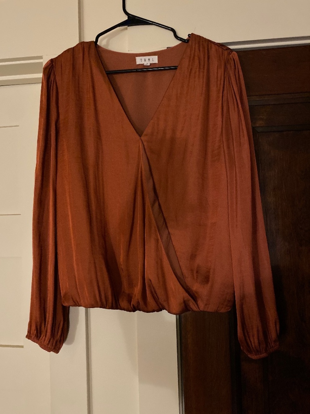 THML Satin Top sz M